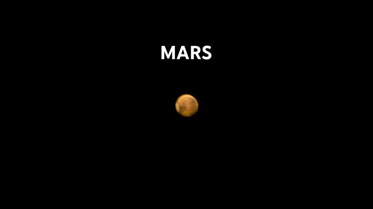 MARS 🟠Through Nexstar 8SE Telescope 🔭