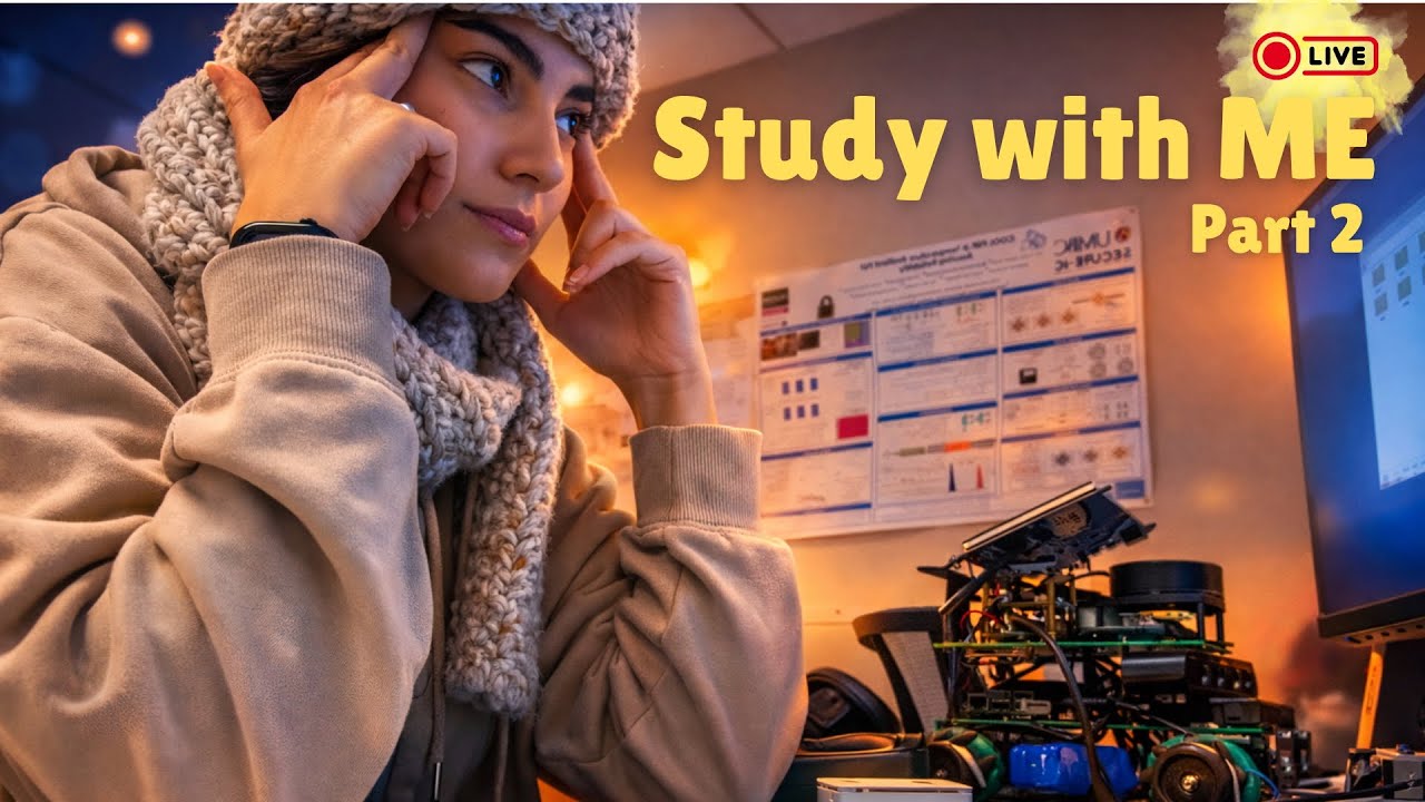 Live Study With Me | Long Deep Focus Session | Research & Coding | Part 2