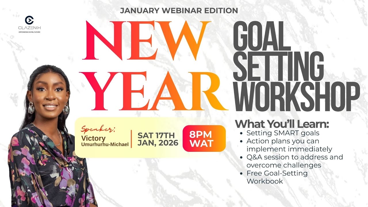 New Year Goal Setting Webinar: How to Set SMART Goals and Actually Achieve Them