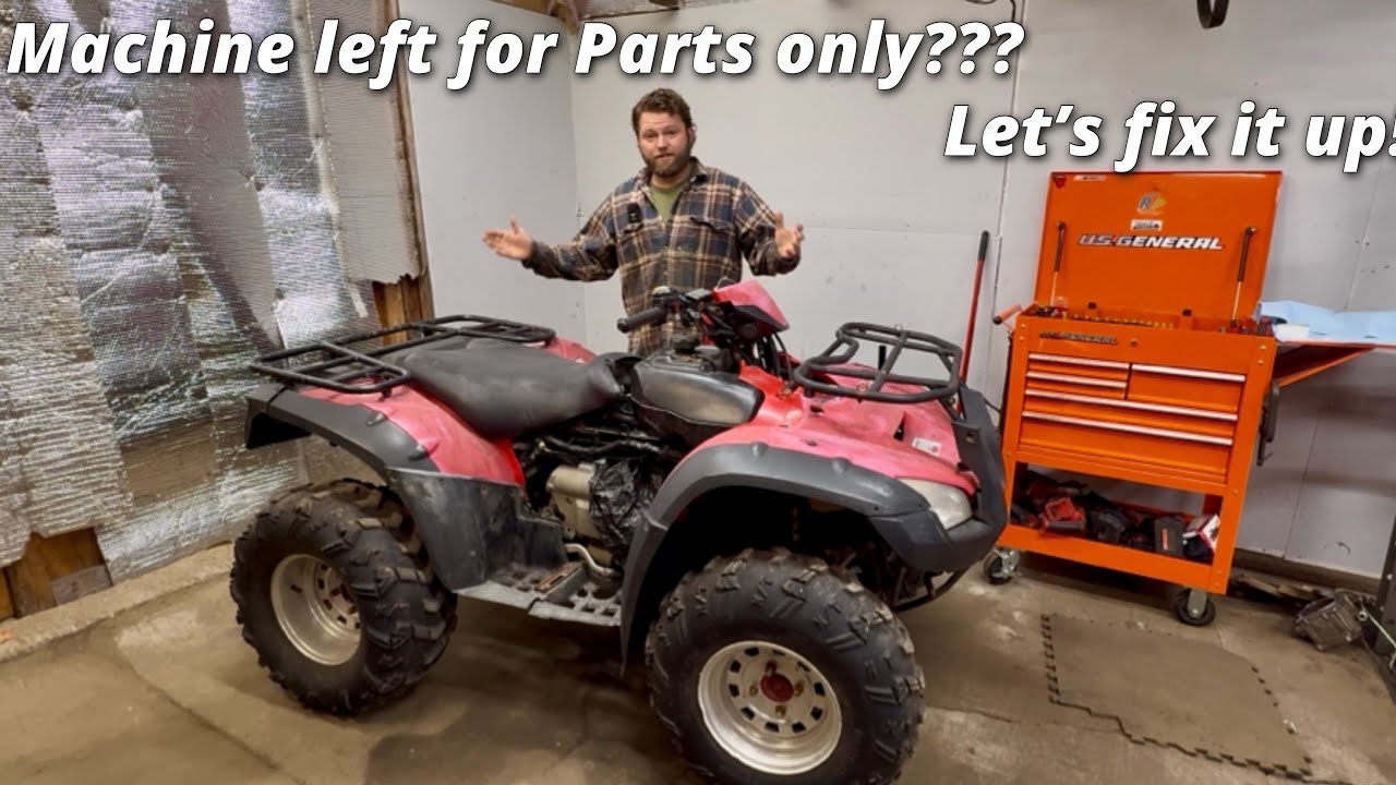 Превращаем машину из автозапчастей в машину! Honda Rincon 650