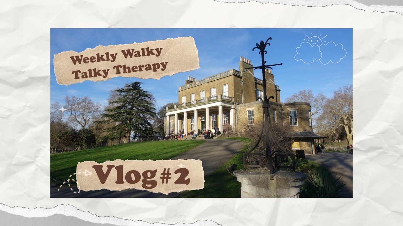 Weekly Walky Talky Therapy - vlog 2 - Lost in thought in Clissold Park