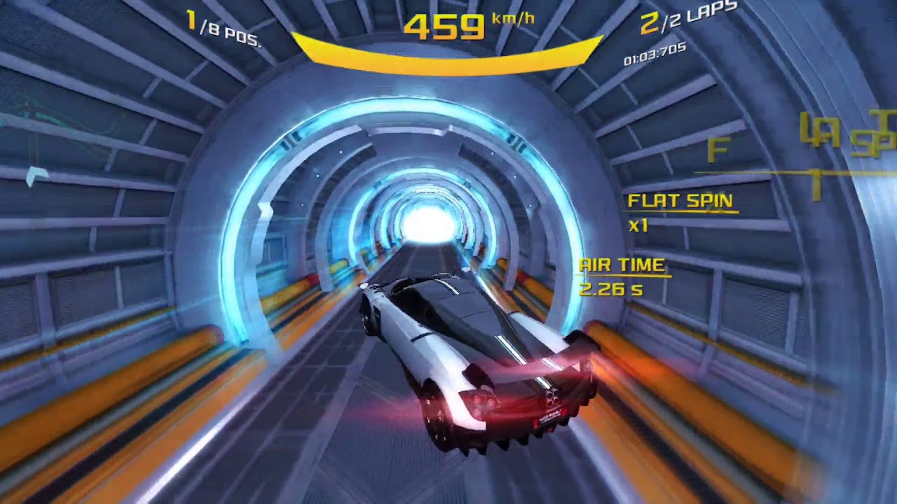 Asphalt 8 Airborne Pagani Huayra BC In Escape Velocity