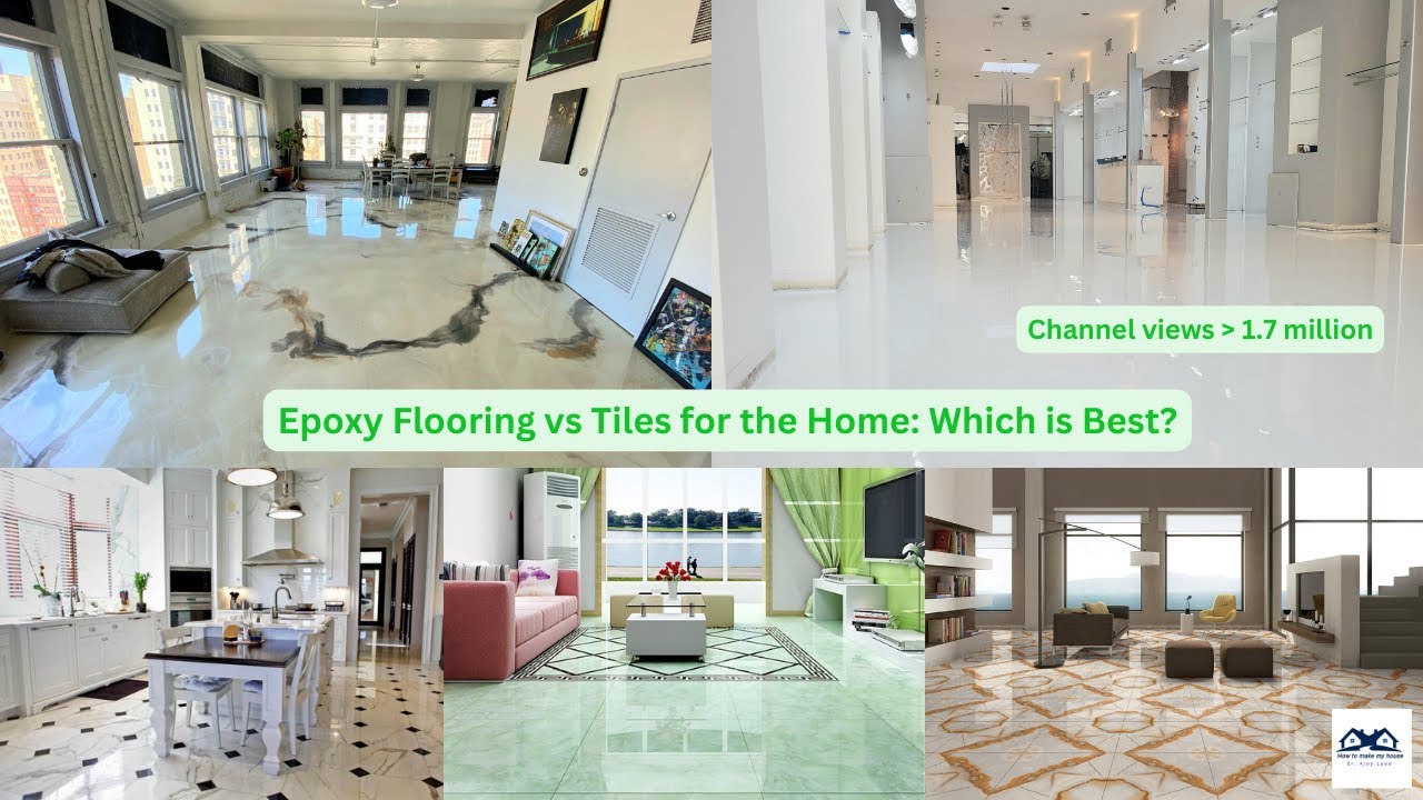 Epoxy Flooring vs Tiles for the Home - Which is Best | Should You Choose Epoxy or Tile for Flooring?