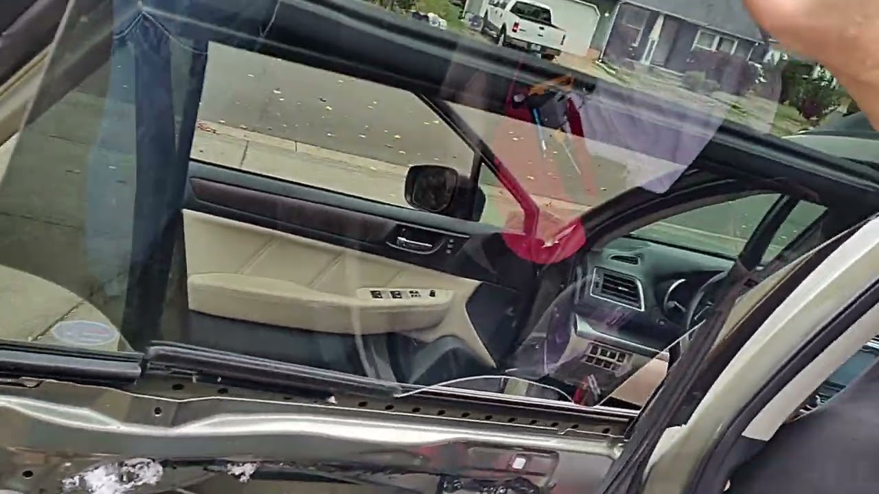 2018 Outback rear driver side Window Replacement