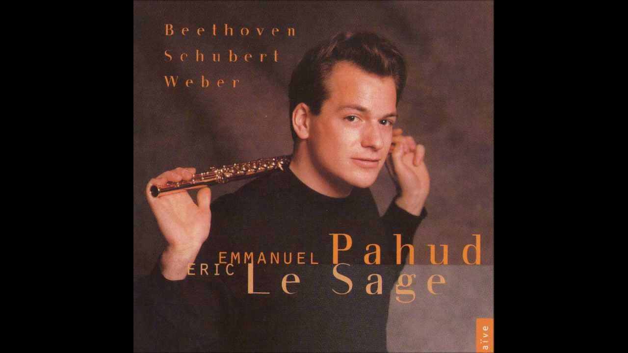 Schubert - Introduction et Varation. Pahud, Flute - Lesage, Piano