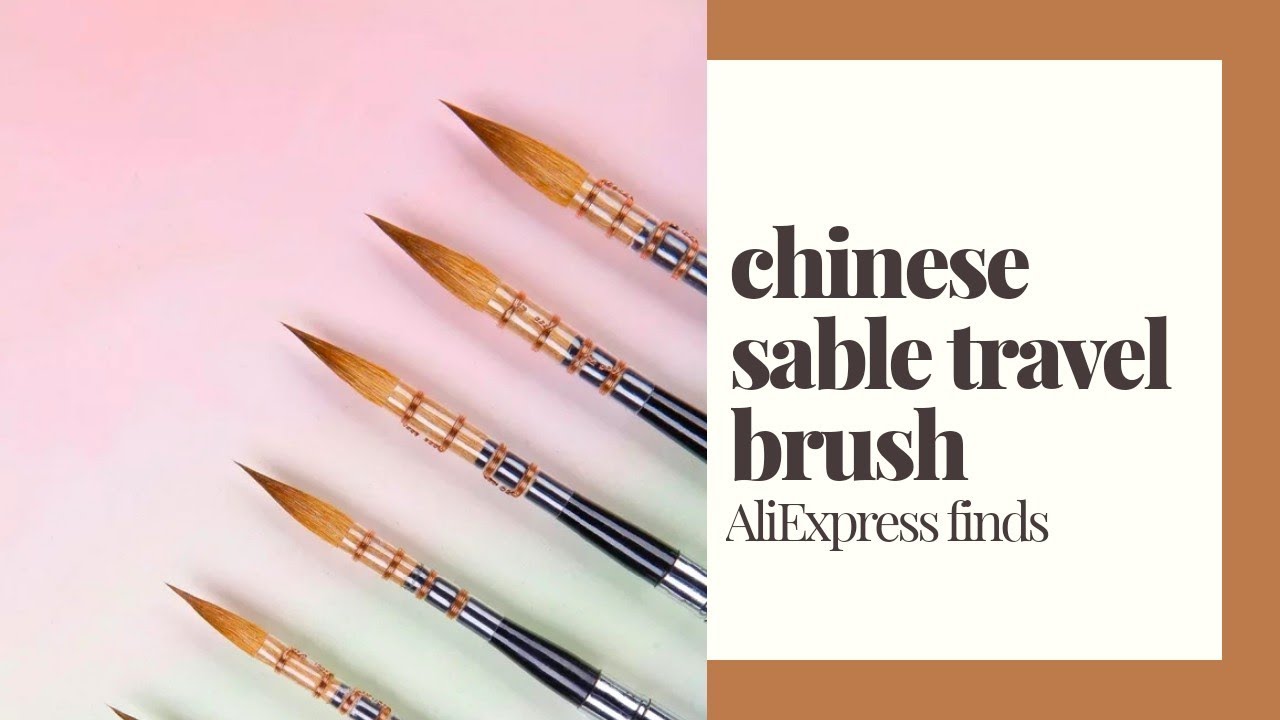 art secret round sable travel brush review | AliExpress product