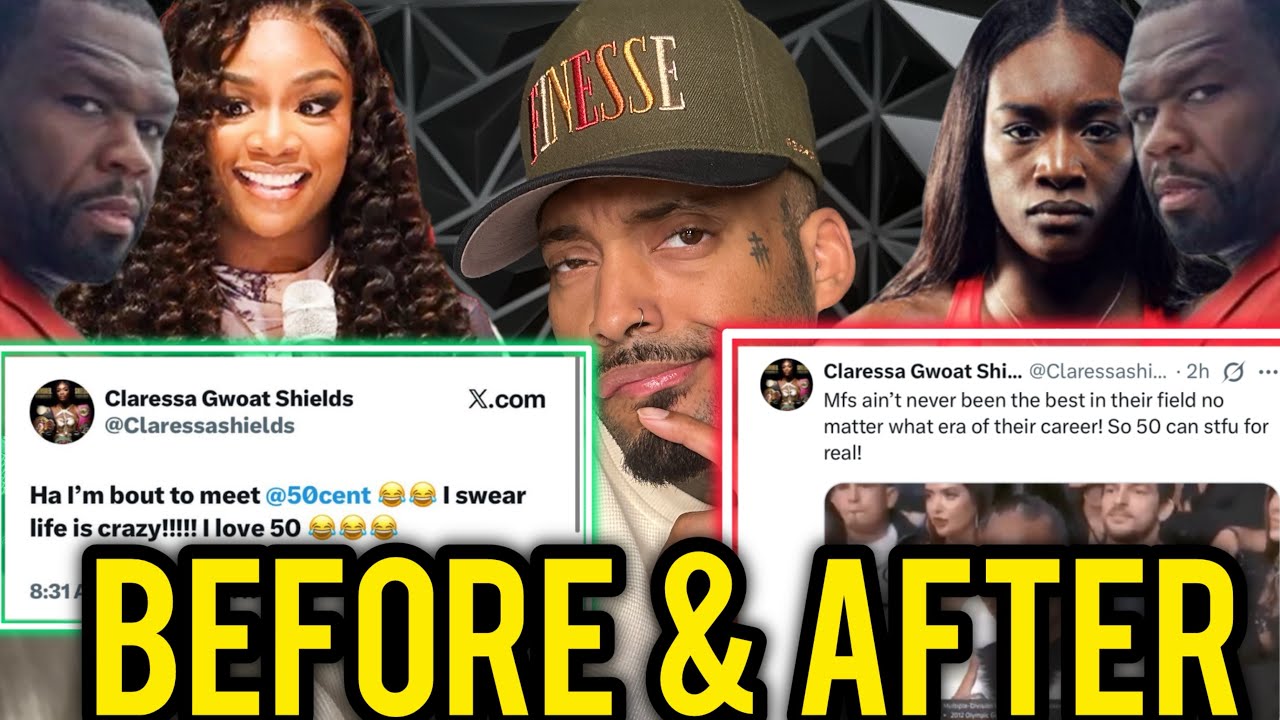 SHOCKING: Claressa Shields FIRES Back at 50 Cent After He Trolls Papoose ‘Handsome Women’ Fetish