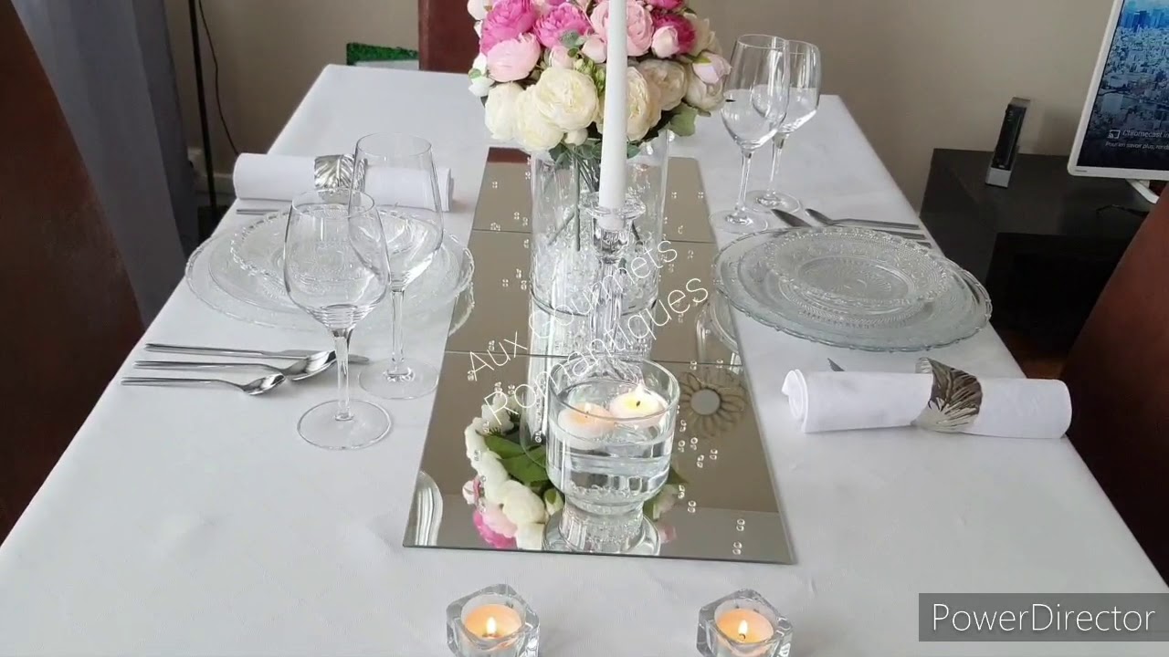 Projet Decoration table romantique