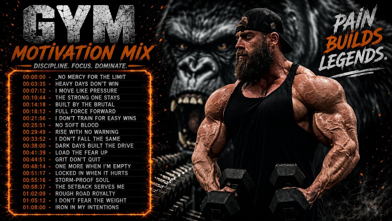 WORKOUT MUSIC 2026 🔥 GYM MOTIVATION 💪 BEST RAP & HIP HOP GYM PLAYLIST | WORKOUT MOTIVATION🔥