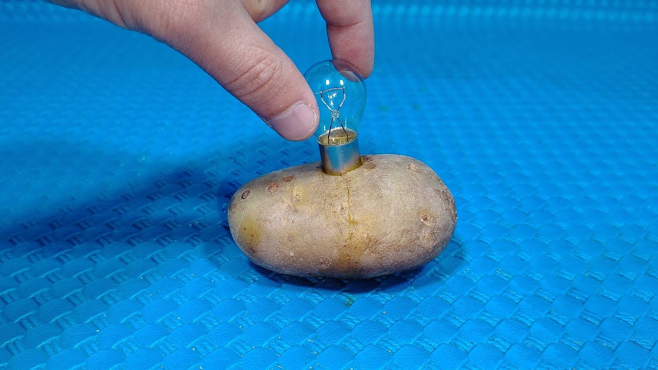 How to generate free electricity with potato (100%) 12V | Simple Tips