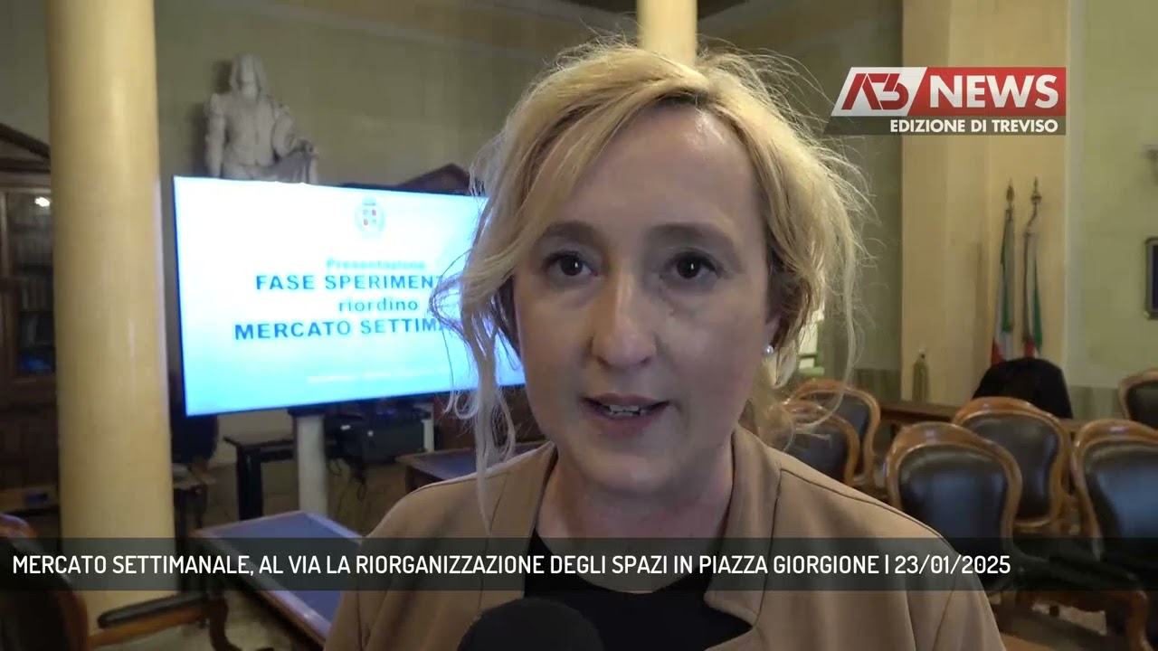 MERCATO SETTIMANALE, AL VIA LA RIORGANIZZAZIONE DEGLI SPAZI IN PIAZZA GIORGIONE | 23/01/2025