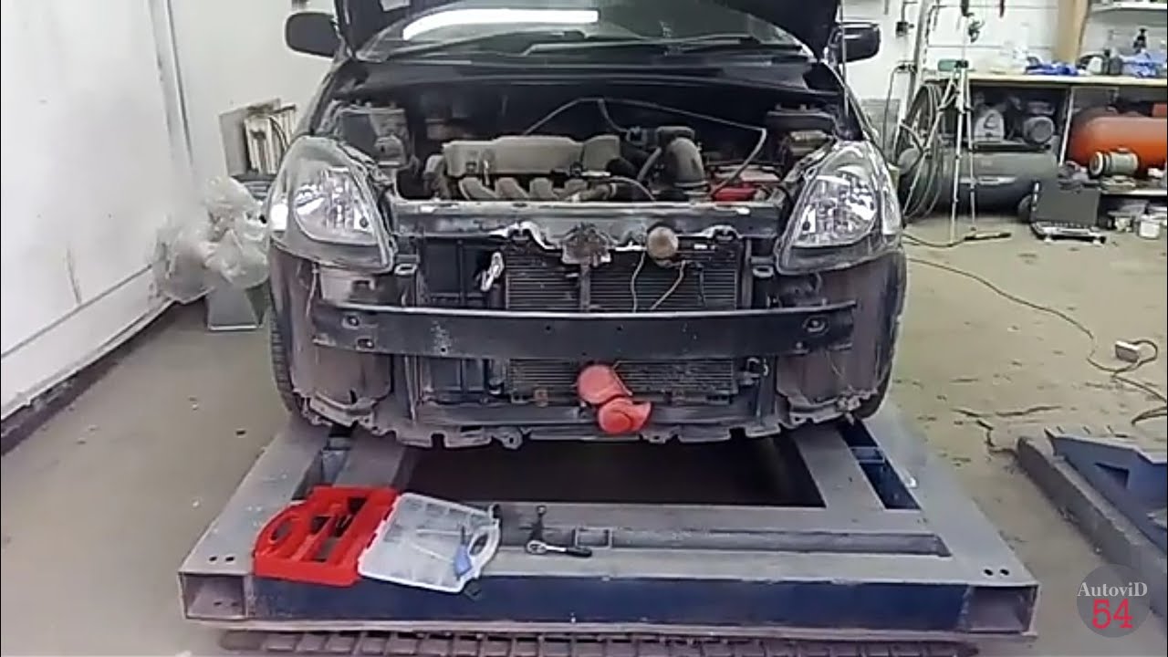 Toyota vitz rs, покраска порога, фары в лак и сборка