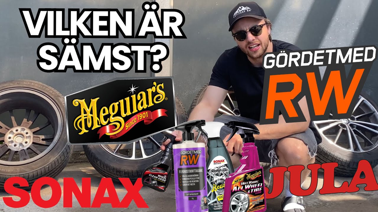 Testar fälgrengöring JULA - GÖR DE MED RW - Sämst i test