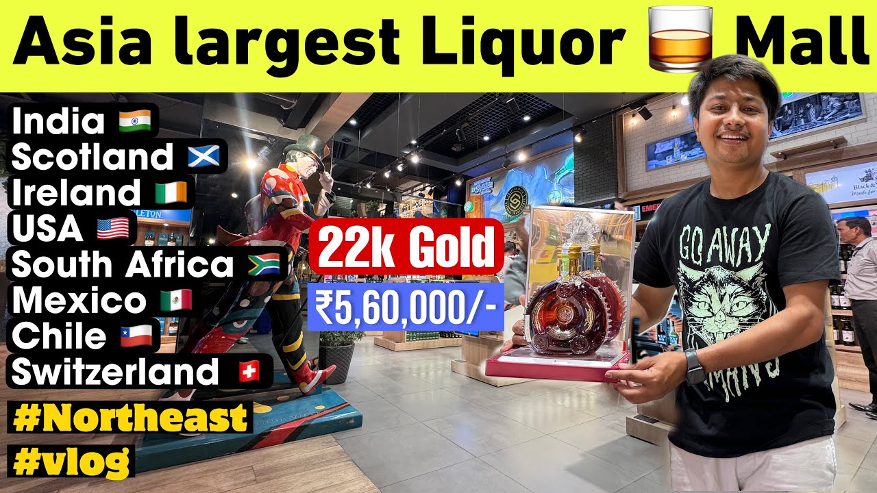 Biggest liquor shop in Guwahati|| #irishwhiskey #scotland #usa #wine #gin #scotch ||