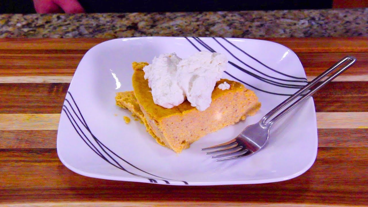 Low Carb No Sugar Pumpkin Pie Cheesecake