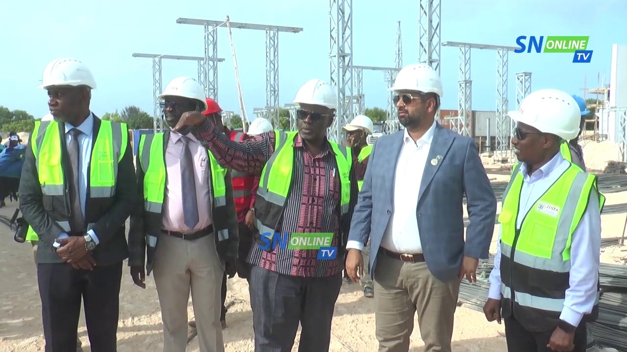 WAZIRI WA NISHATI AKAGUA UJENZI WA KITUO KIPYA CHA UMEME MATEMWE ZANZIBAR