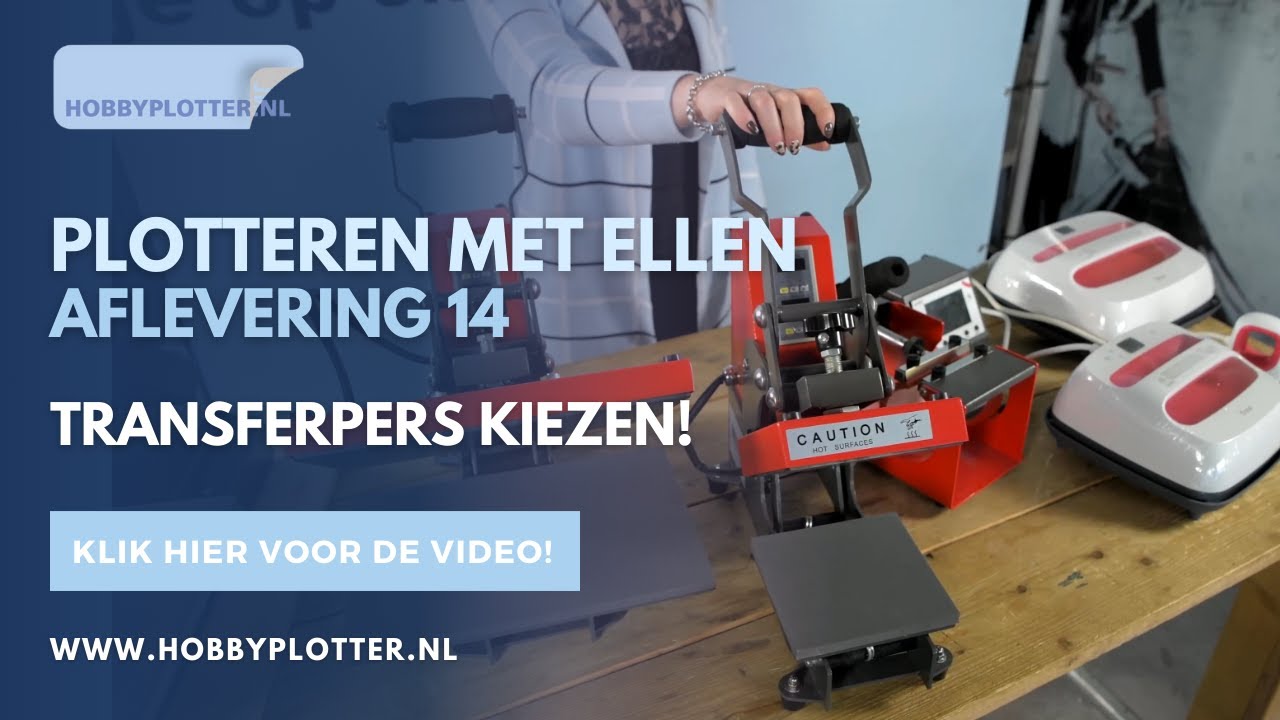 Plotteren met Ellen - Transferpers kiezen