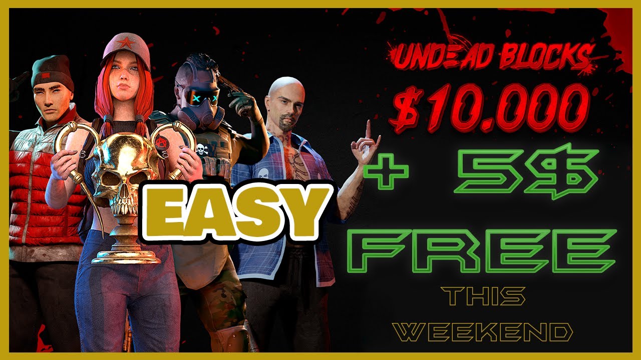UNDEAD BLOCKS 🎯 *MP5* 10K $ NEW TOURNAMENT ⚡ + EASY & FREE 5$ 💰