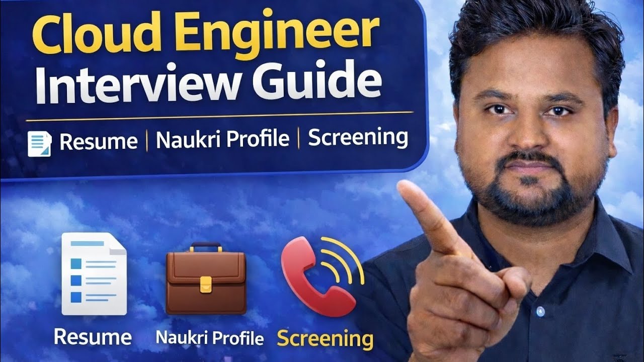 Cloud Engineer Interview Guide in Hindi | Resume, Naukri Profile, Screening Call | Job Preparation