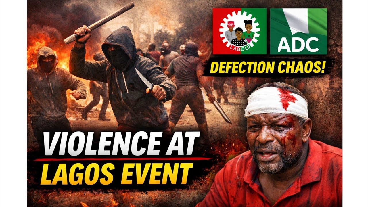 Chaos in Lagos as Hoodlums Attack LP–ADC Defection Event, Many Injured
