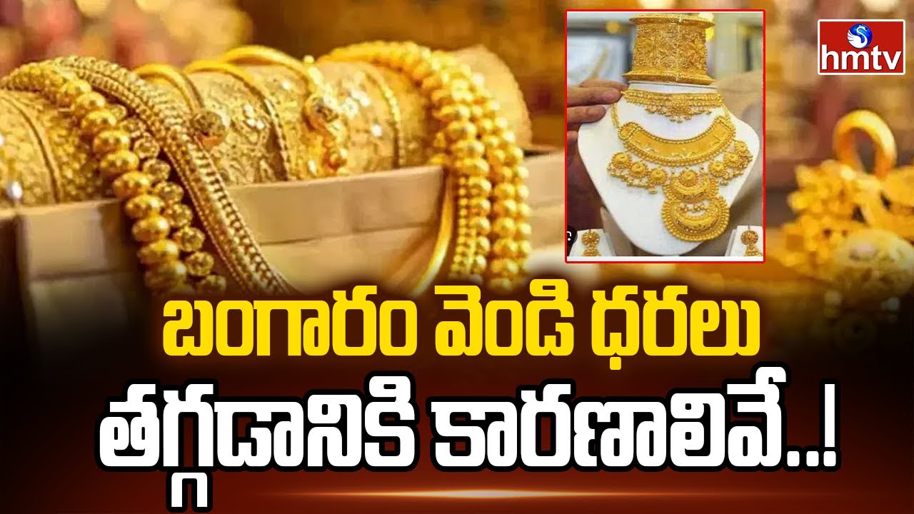 బంగారం వెండి ధరలు తగ్గడానికి కారణాలివే..!| Anil Kumar Financial Expert | Gold & Silver Rate | hmtv