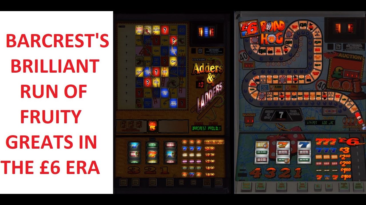 Barcrest's Magnificent £6 Era - Andy Capp, Road Hog, Games Bond 006, Adders & Ladders And Many More