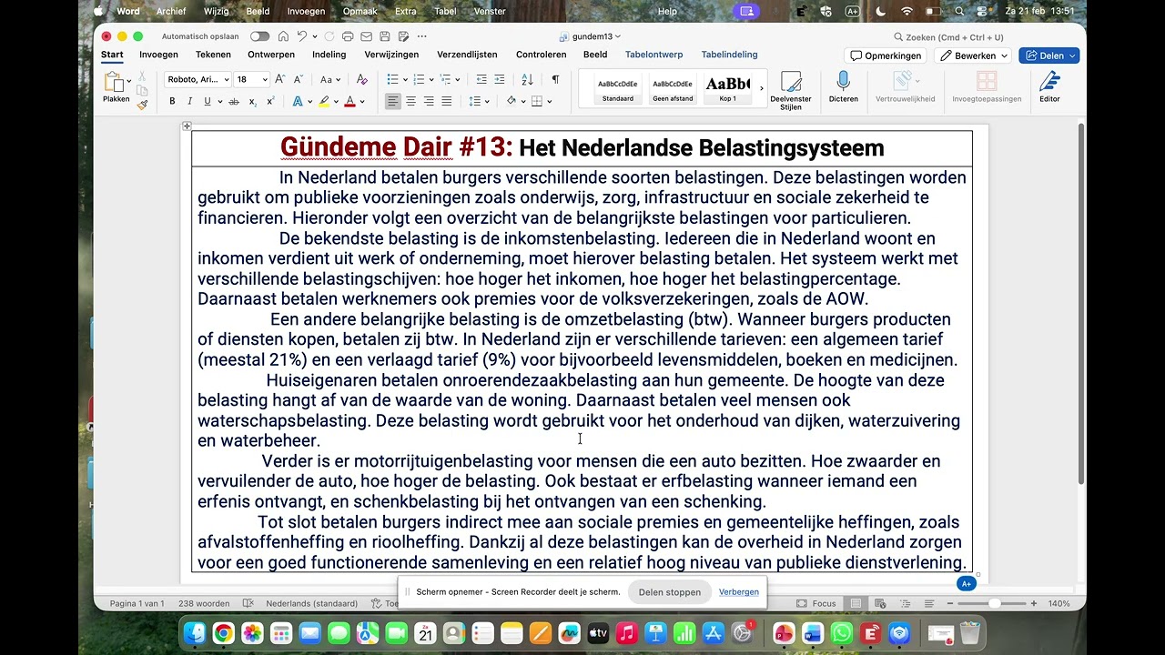 Gündeme Dair #13: Het Nederlandse Belastingsysteem