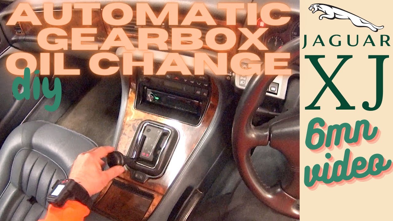 JAGUAR TRANSMISSION FLUID CHANGE, XJ, XJR, XJ40, X300 AUTOMATIC GEARBOX, 6mn VIDEO DIY