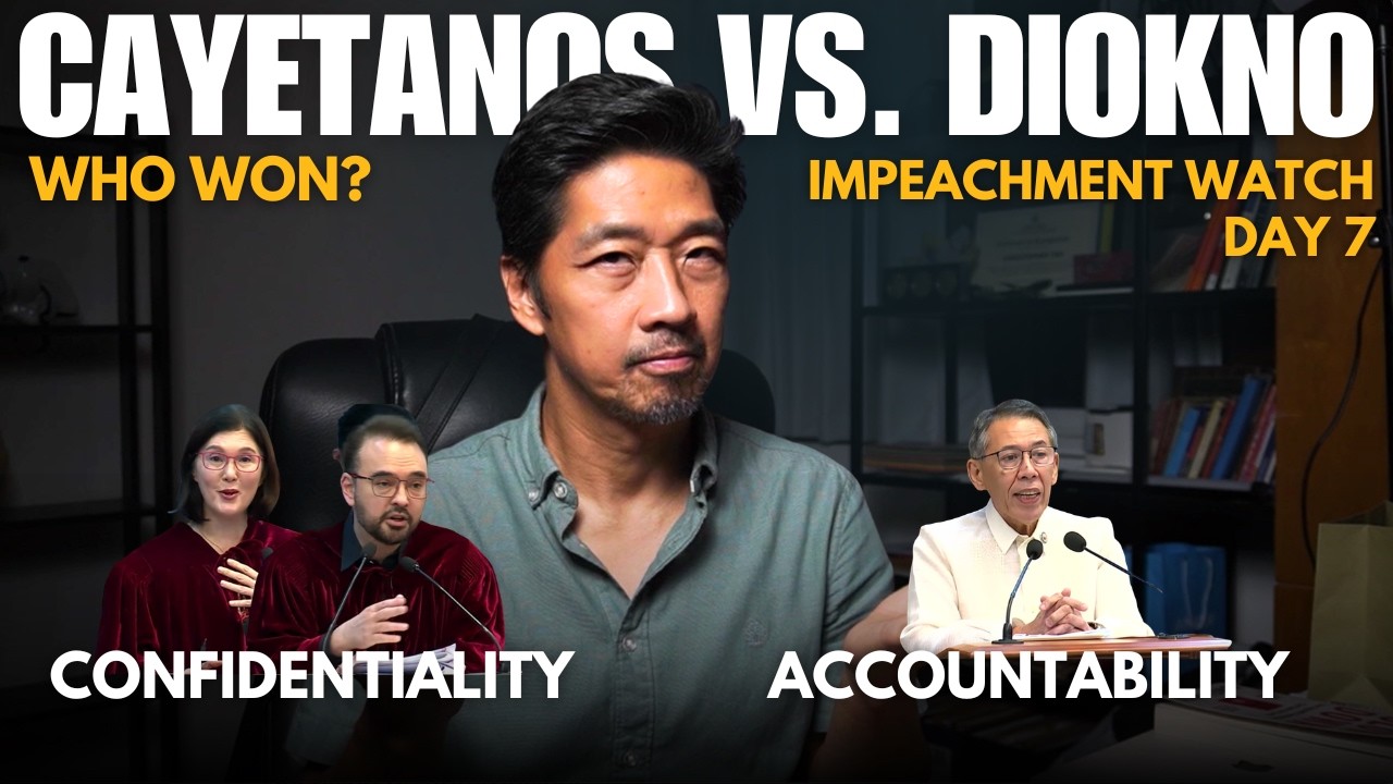 IMPEACHMENT WATCH | Day 7: Chel Diokno vs. the Cayetanos&mdash;The Legal Showdown Over Sara's Bank Record