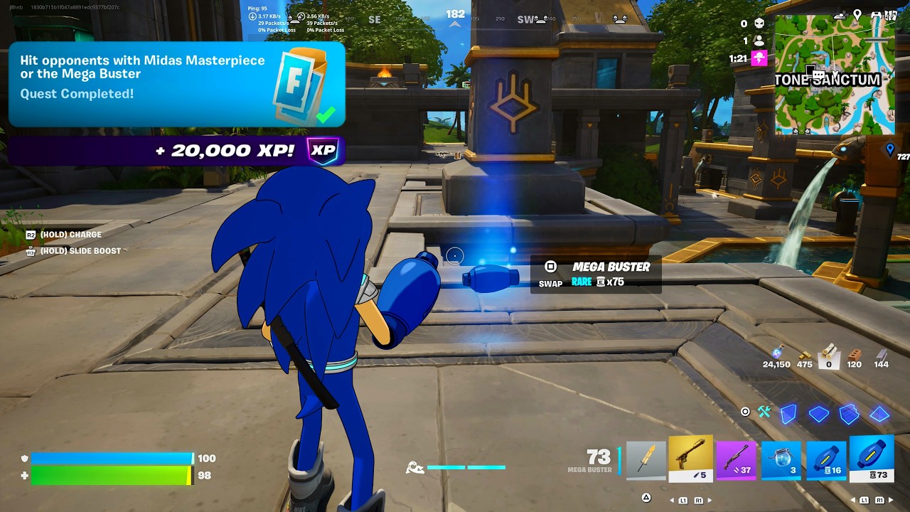 Fortnite - Hit Opponents With Midas Masterpiece Or The Mega Buster (WEEK 2 Quests Challenges)