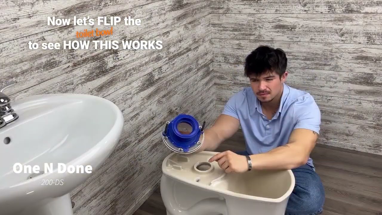 How a Wax Free One and Done Toilet Seal Works