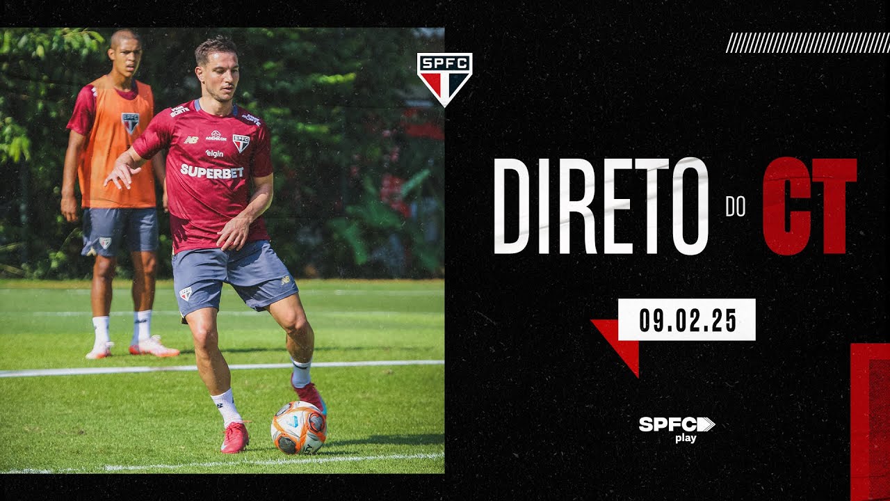 DIRETO DO CT: 09/02/2025 | SPFC PLAY