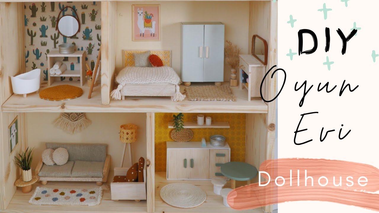 Rüya Gibi Bir Oyun Evi Yapımı! // DIY Dollhouse