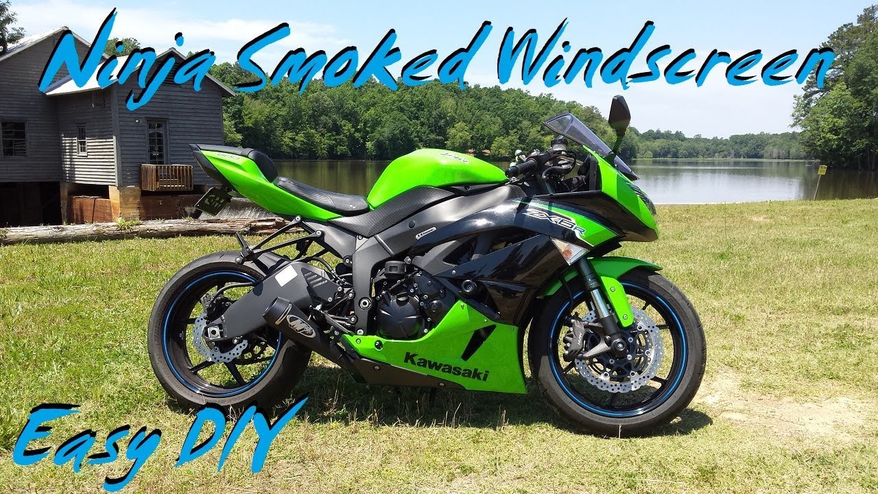 DIY | Blacked Out Windscreen | Ninja ZX6-R
