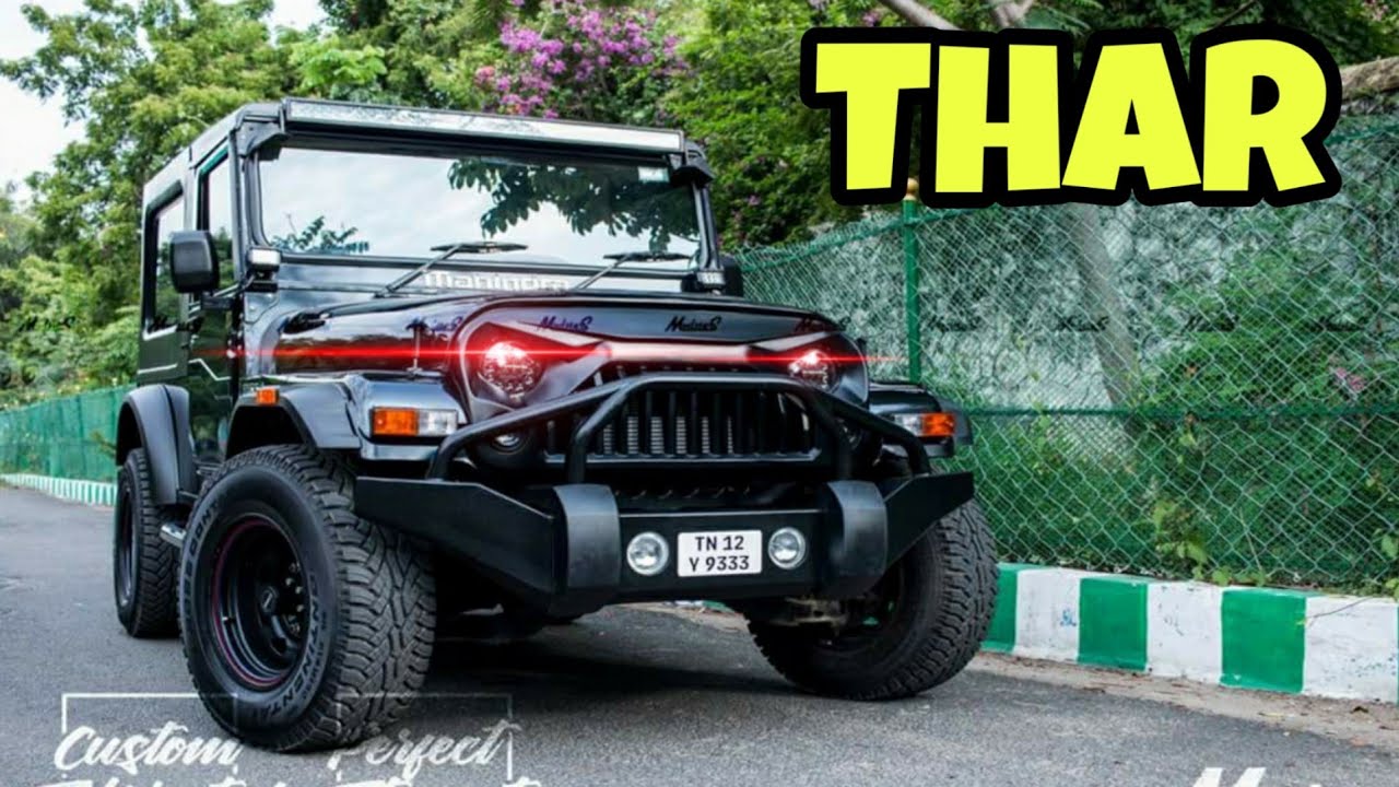 Modified Mahindra Thar With Custom Accessories By Modsters Automotive|MotoMahal|Best Modified Thar