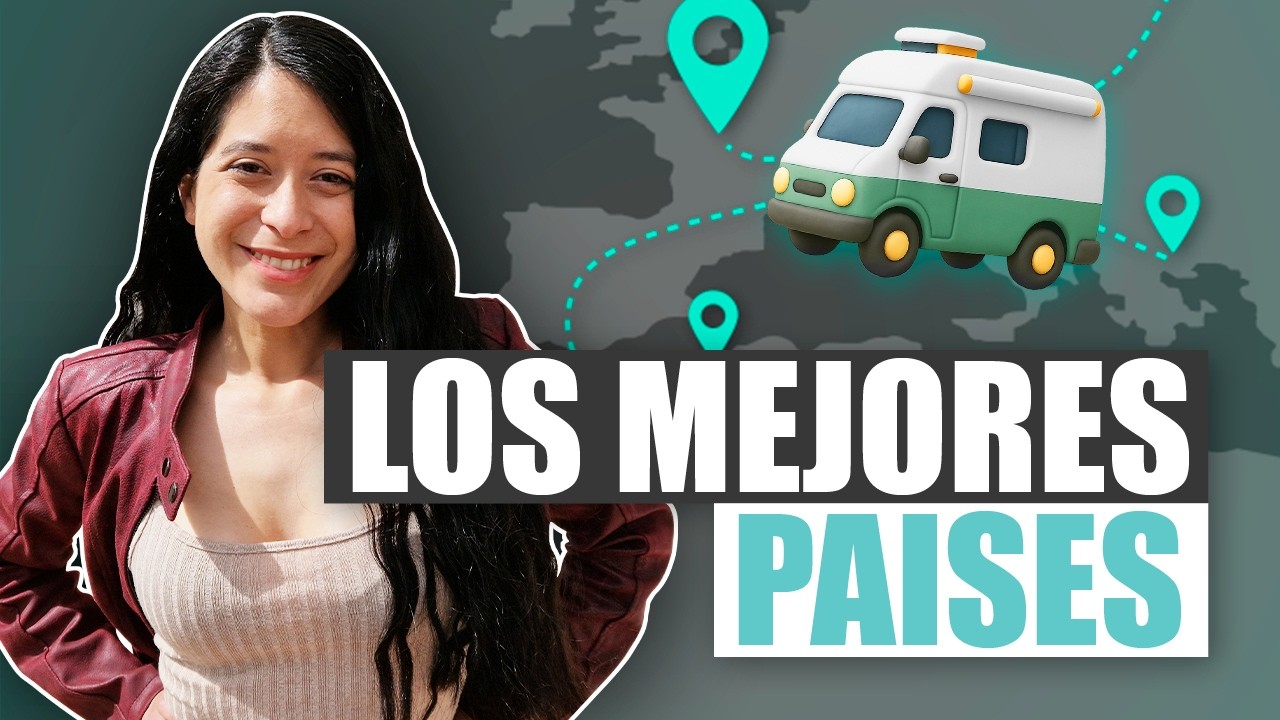 ✅Top 5 PAÍSES para VIAJAR en FURGONETA Camper o AUTOCARAVANA