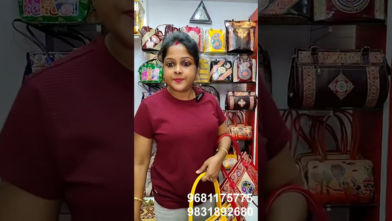 Shantiniketan Leather Bag New 2026 | Handicraft Product | Genuine Leather Bag
