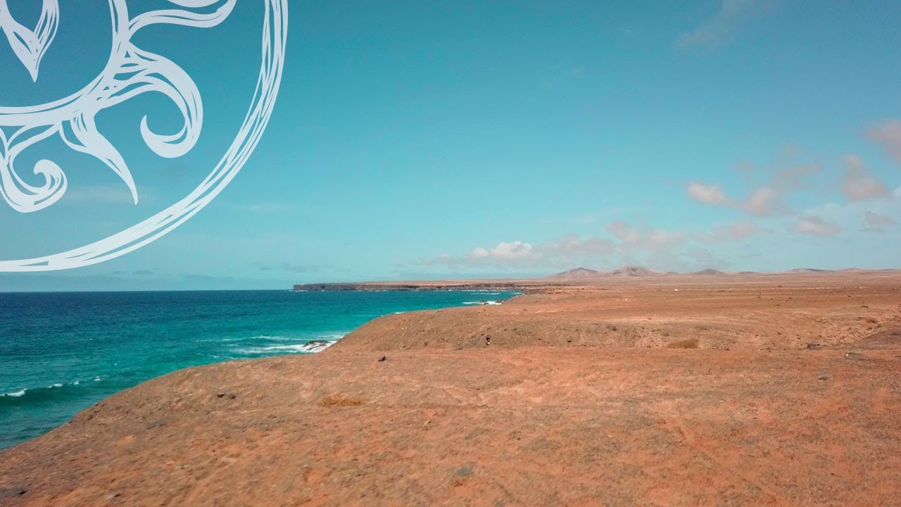 Walking in Tindaya Desert . Fuerteventura . Canary Islands . Spain (Real Ambience sound)