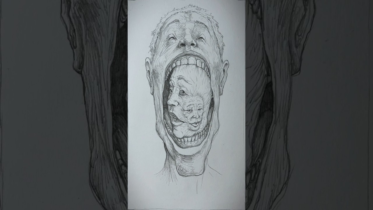 How To Draw A Realistic Face! #drawing #foryou #shorts