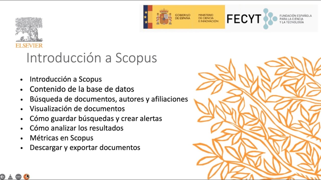 Curso 1 – Introducción a Scopus