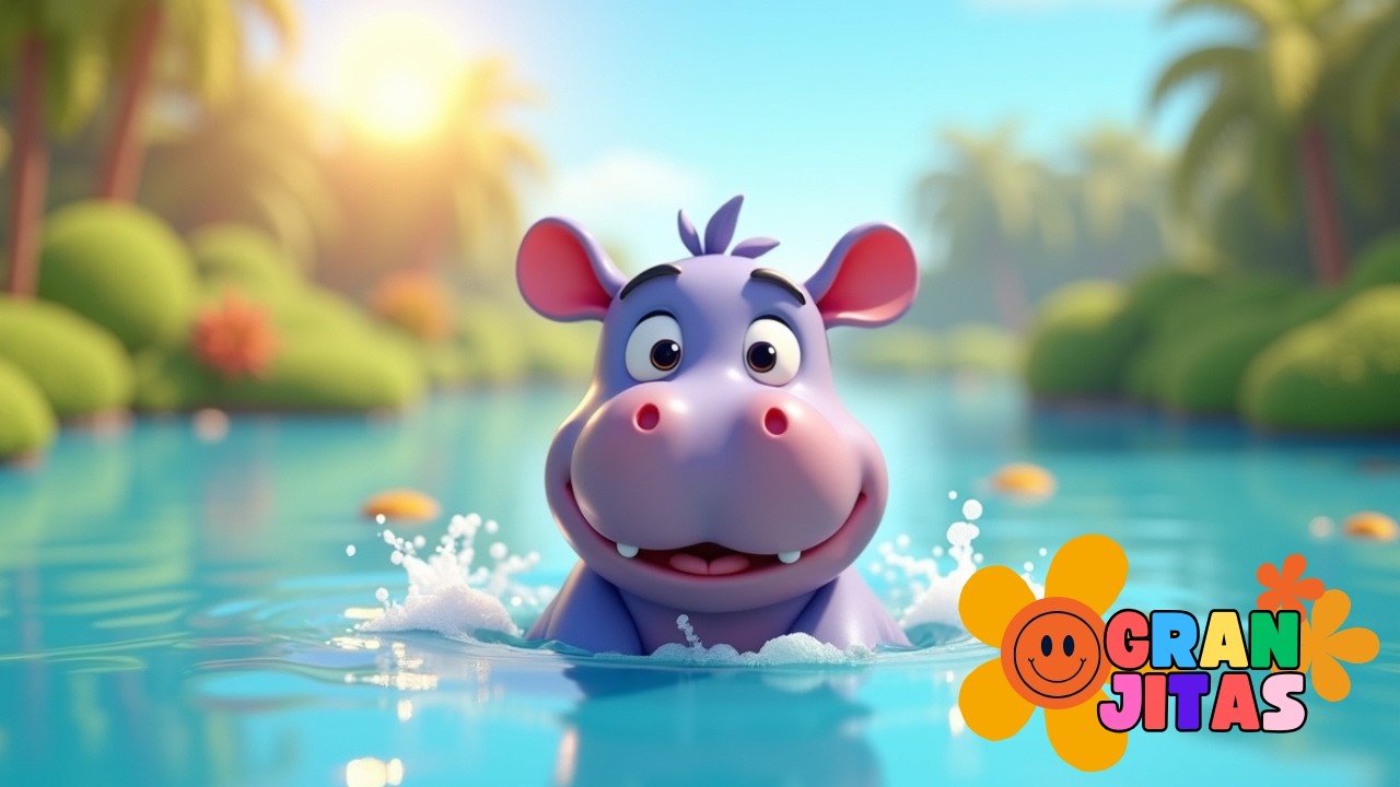 🦛✨ Hipo el Hipopótamo | Música Infantil Divertida para Niños