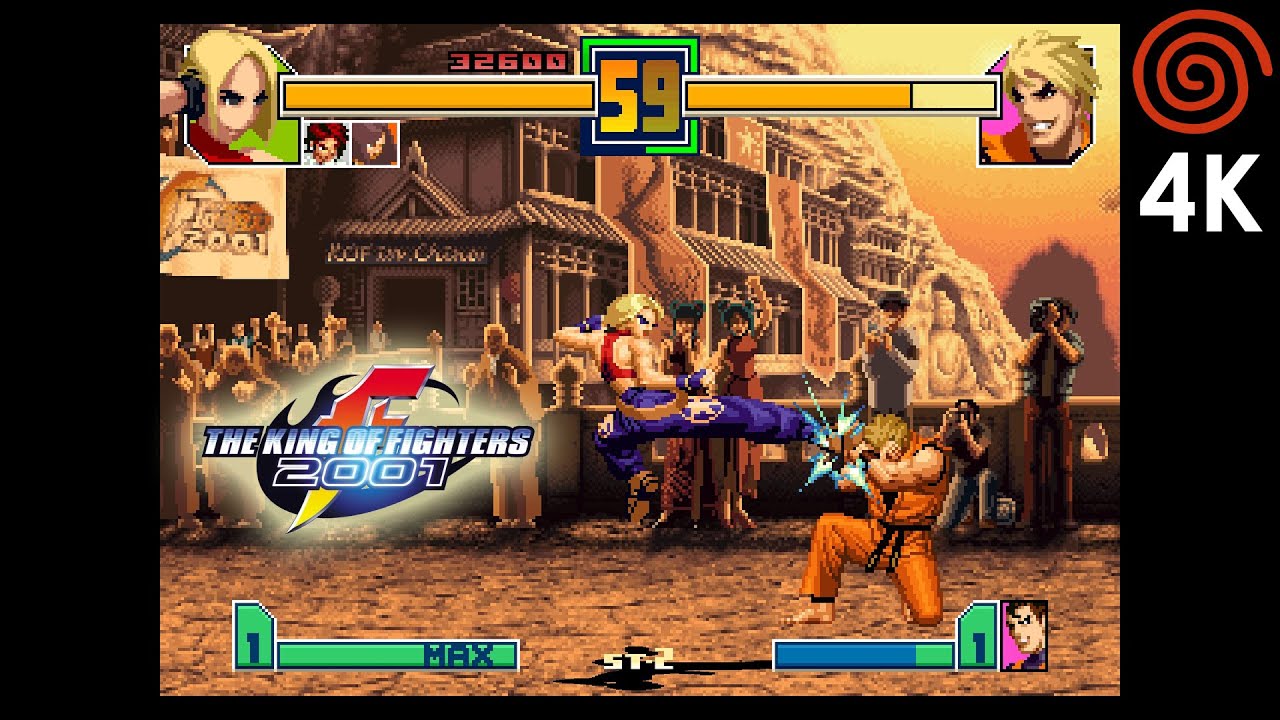 The King of Fighters 2001 (JPN) (4K / 2160p / 60fps) Redream Emulator (Premium) on PC Sega Dreamcast