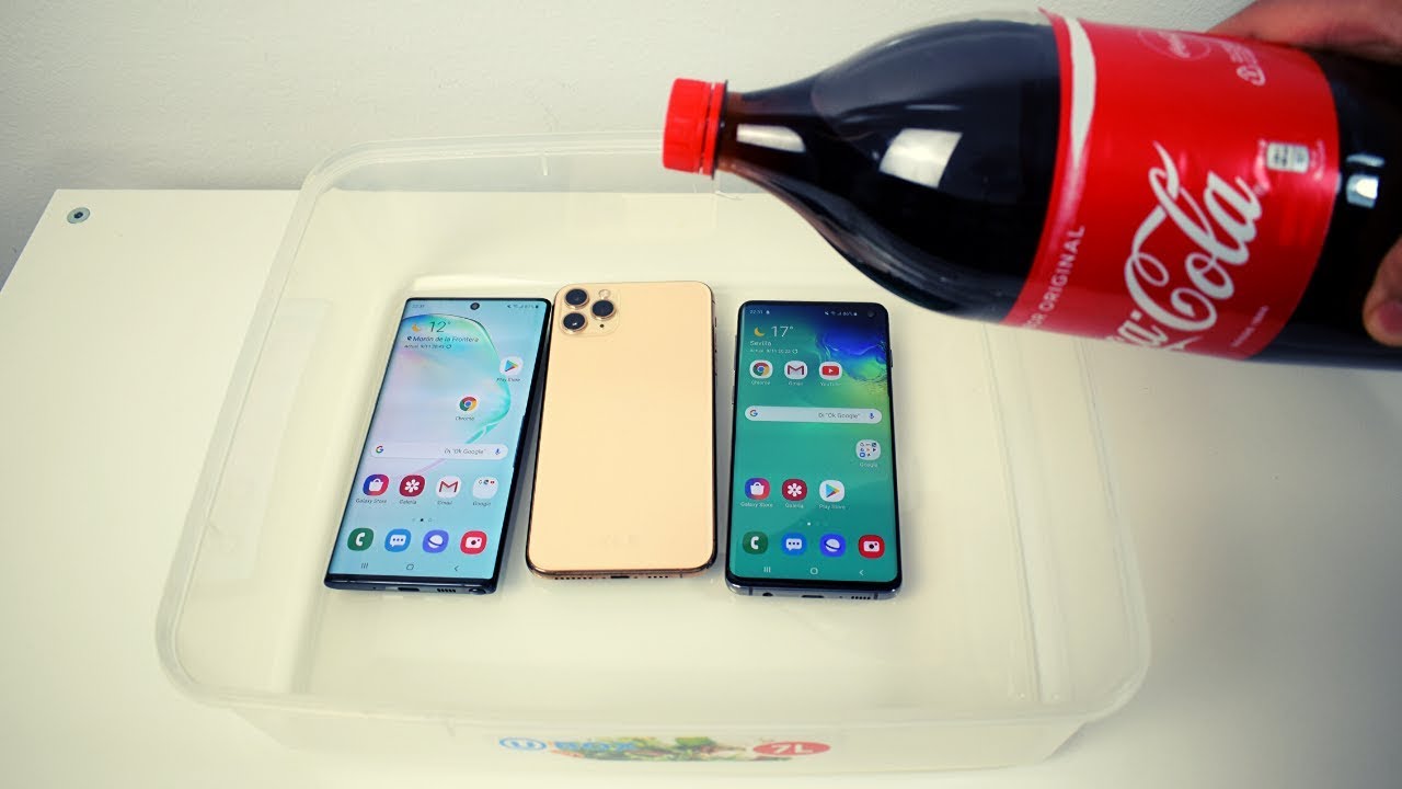 COCA COLA VS IPHONE 11 PRO MAX, SAMSUNG GALAXY S10 /NOTE 10