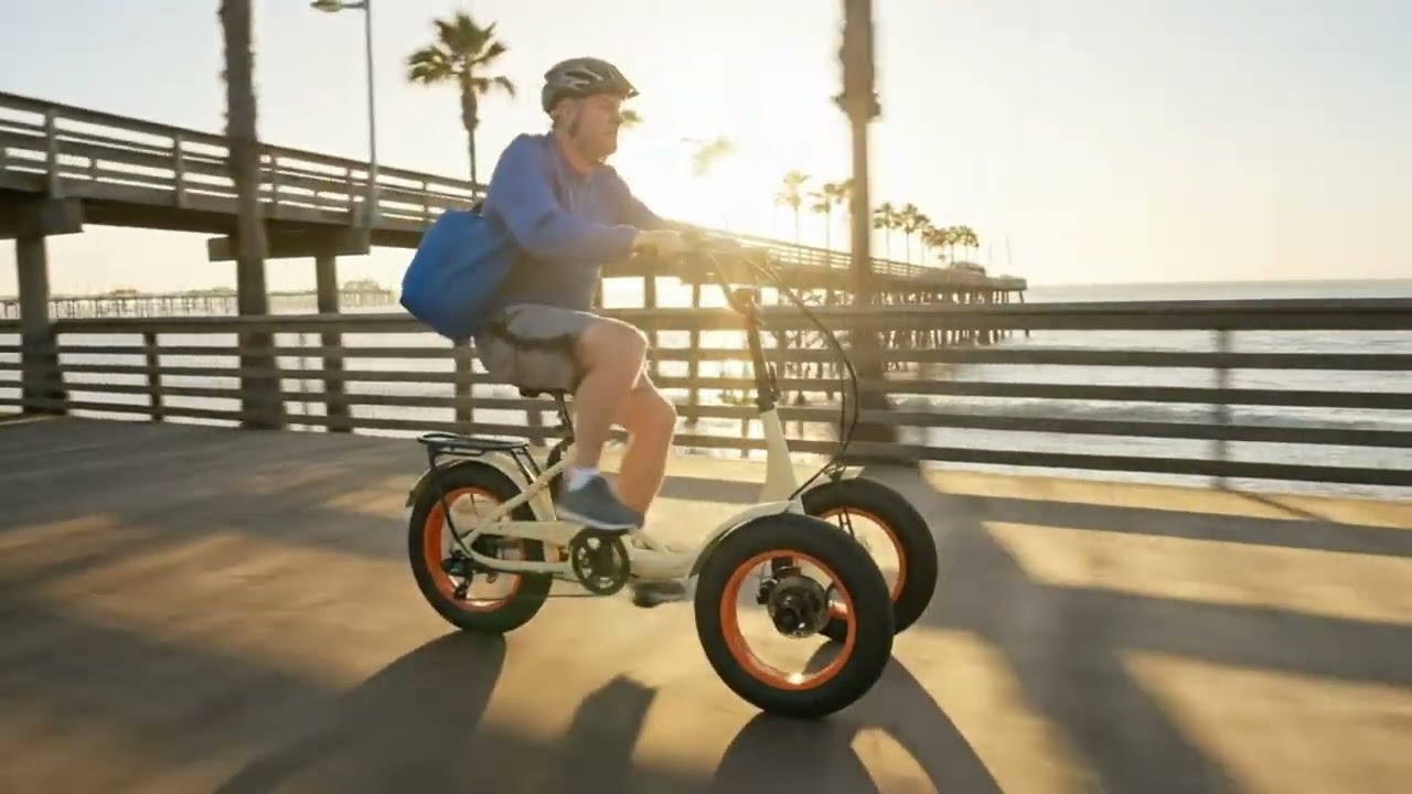 Tadpole Fat Tire ETrike Is Unlike Any Other Trike...This Reverse ETrike is CRAZY Agile