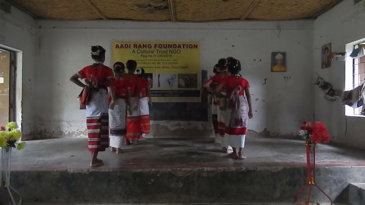 Cultural Programme at Suknachara S.B.School by Aadi Rang Foundation.