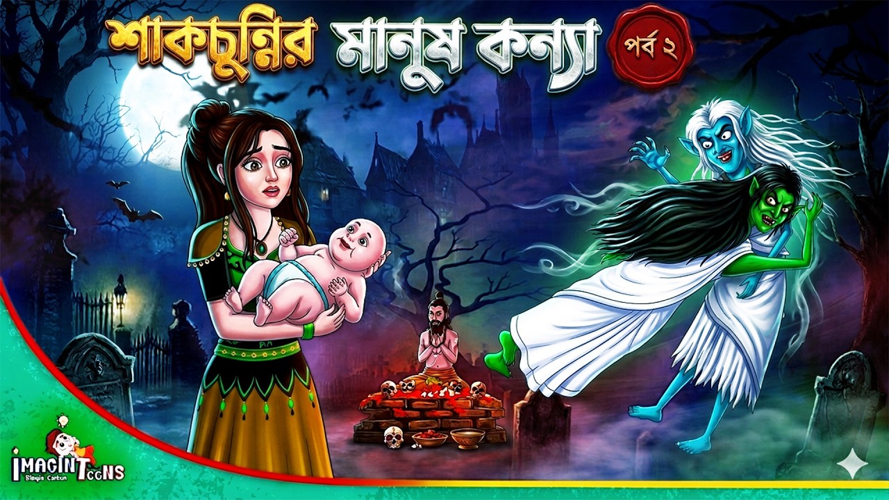 শাকচুন্নির মানুষ কন্যা ২ | ভয়ংকর ঠাকুরমার ঝুলি রূপকথা | Thakurmar Jhuli | Bangla Horror Moral Story