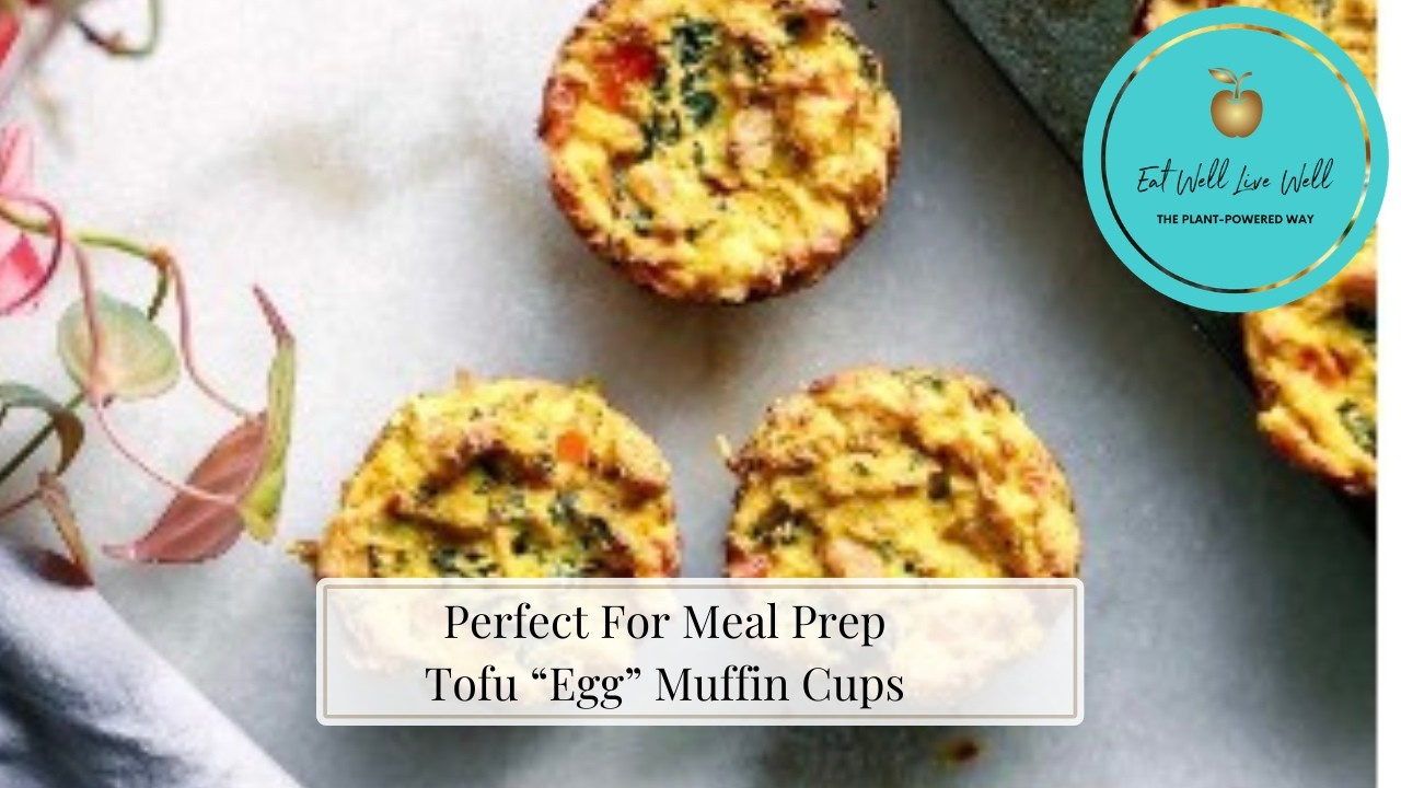 High-Protein Vegan Egg Muffins | Easy Plant-Based Meal Prep Breakfast
