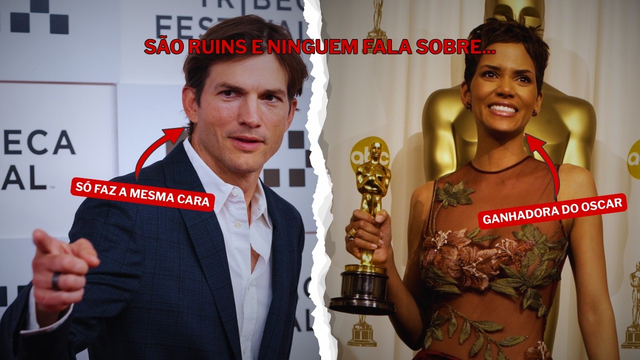 Os PIORES atores que ainda fazem SUCESSO!!!