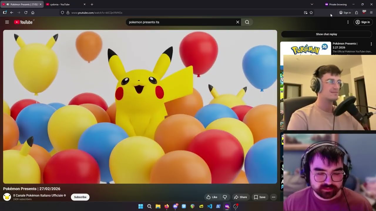 Reaction a Pokémon Presents e Progetto di Cydonia [VOD]