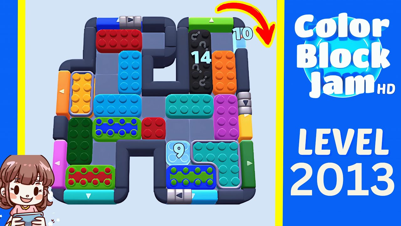 Color Block Jam Level 1139 (2013) Solution Walkthrough